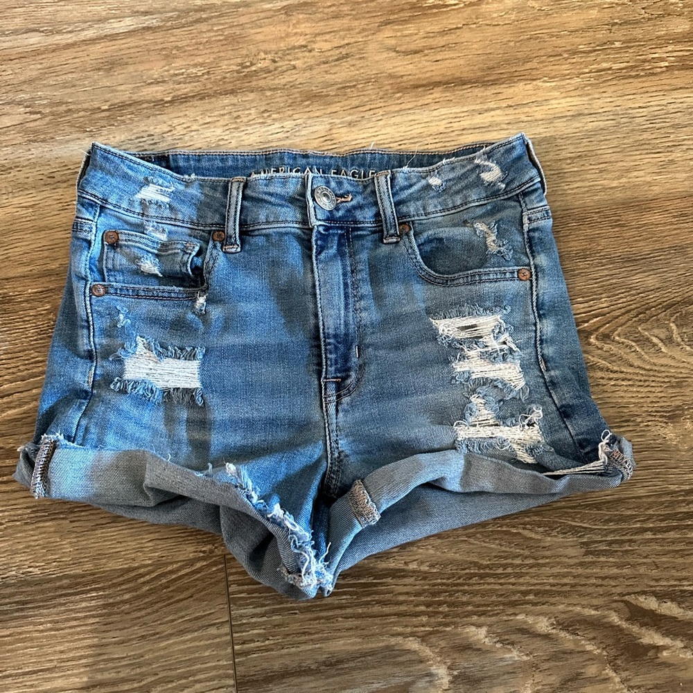 American eagle shorts size 6 denim